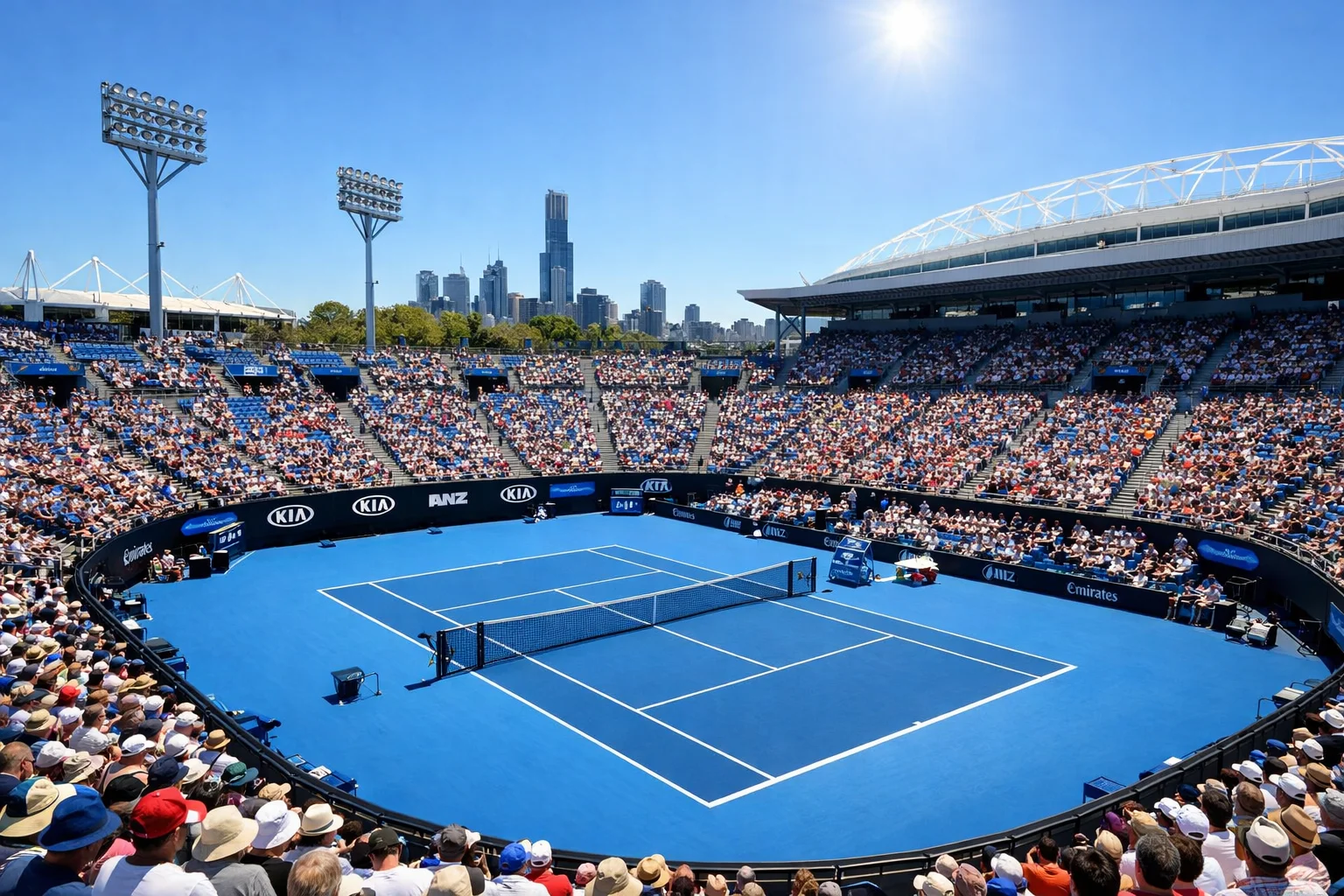 Rod Laver Arena di Melbourne durante Australian Open